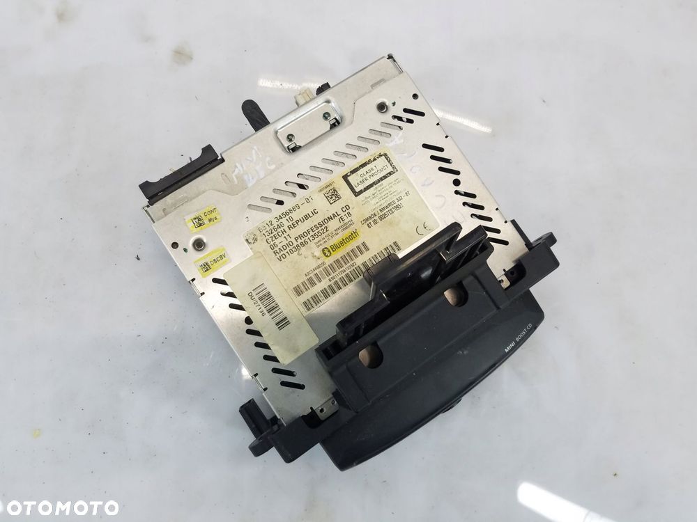 radio cd mini cooper r56 lift 3456869 - 2