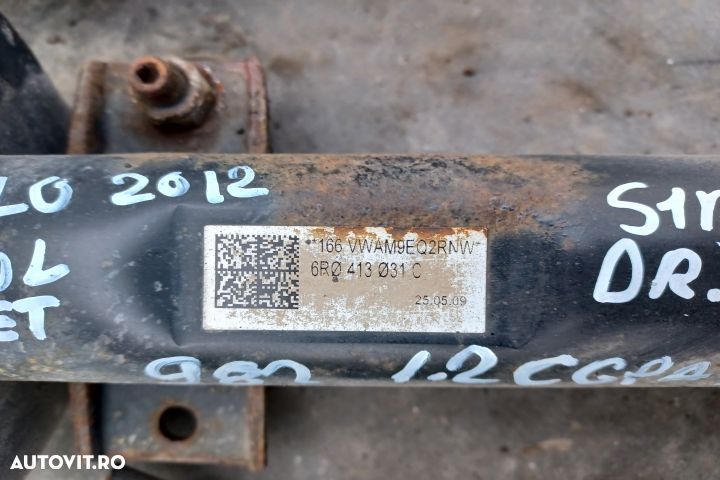 Amortizor / Telescop fata dreapta 6R0413031C Volkswagen VW Polo 5 6R - 3