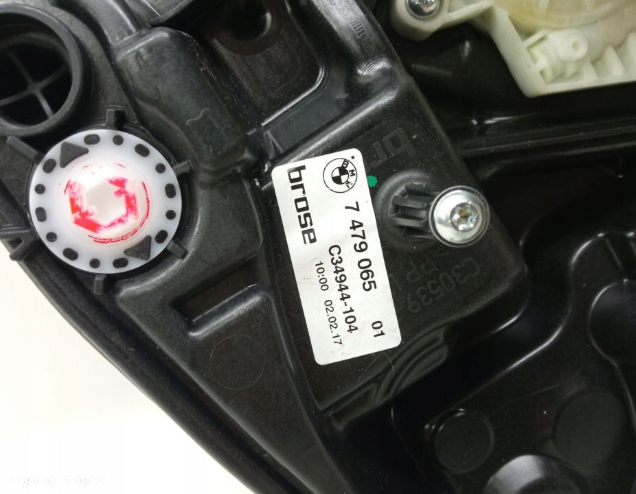 MECHANIZM SZYBY LEWY TYLNY BMW SERIA 7 G11 7479065 - 2