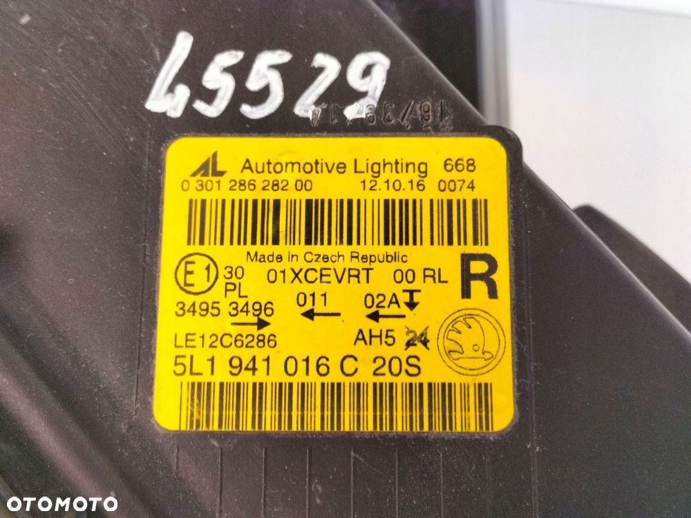 lampa przednia reflektor prawa skoda yeti lift 13-17 - 9