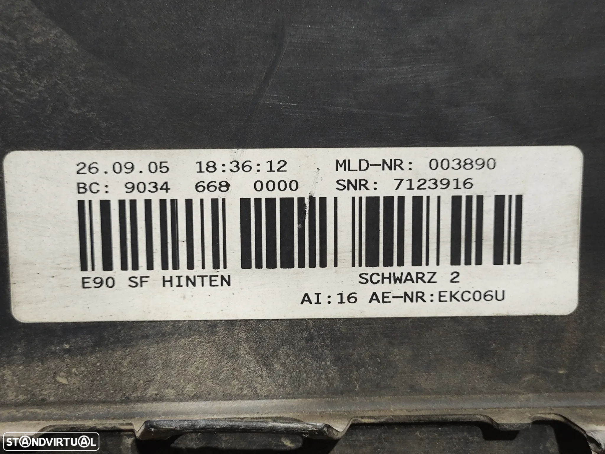 Parachoques Traseiro BMW Serie 3 E90 Sedan Carro - 8