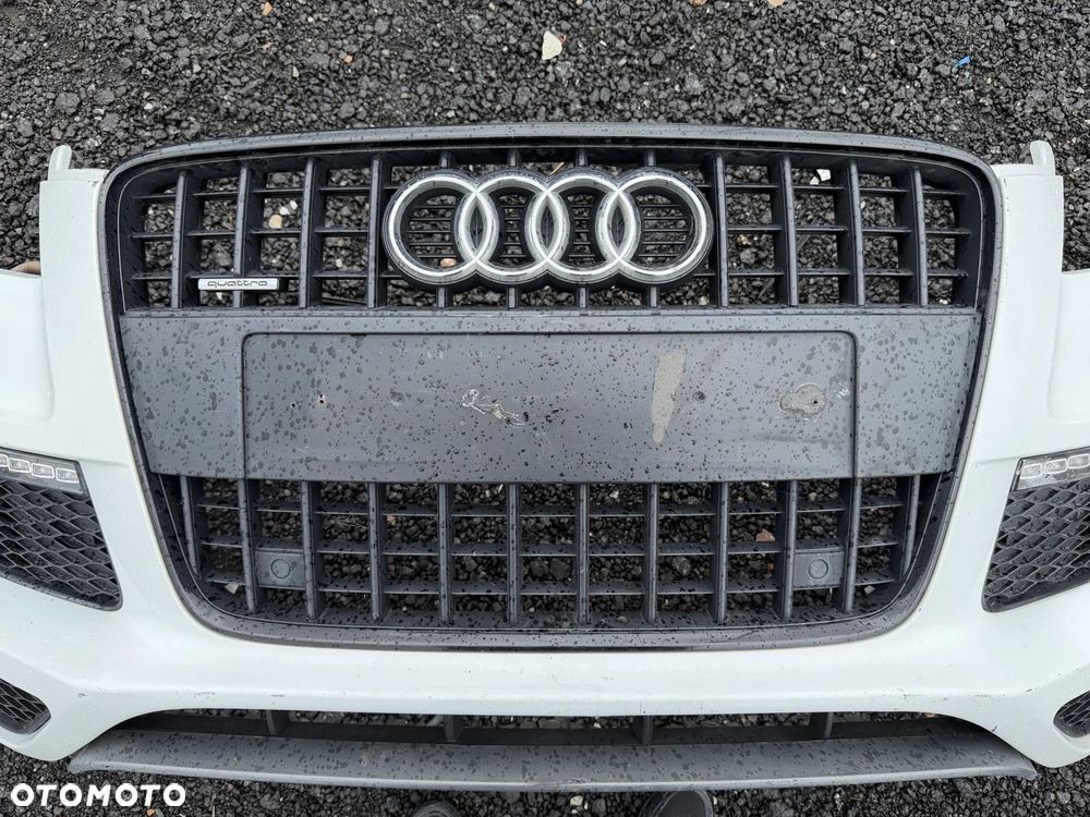 ZDERZAK PRZÓD AUDI Q7 4L S-LINE LIFT 2009-2015 KOMPLET ORYGINAŁ DEMONTAŻ - 9