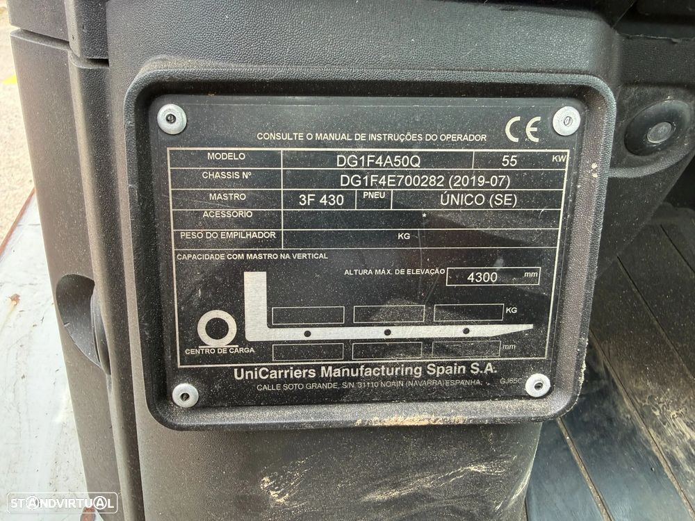 Outra não listada Unicarriers (Nissan) GX-50 Empilhador Diesel 5 ton 2019 - 11