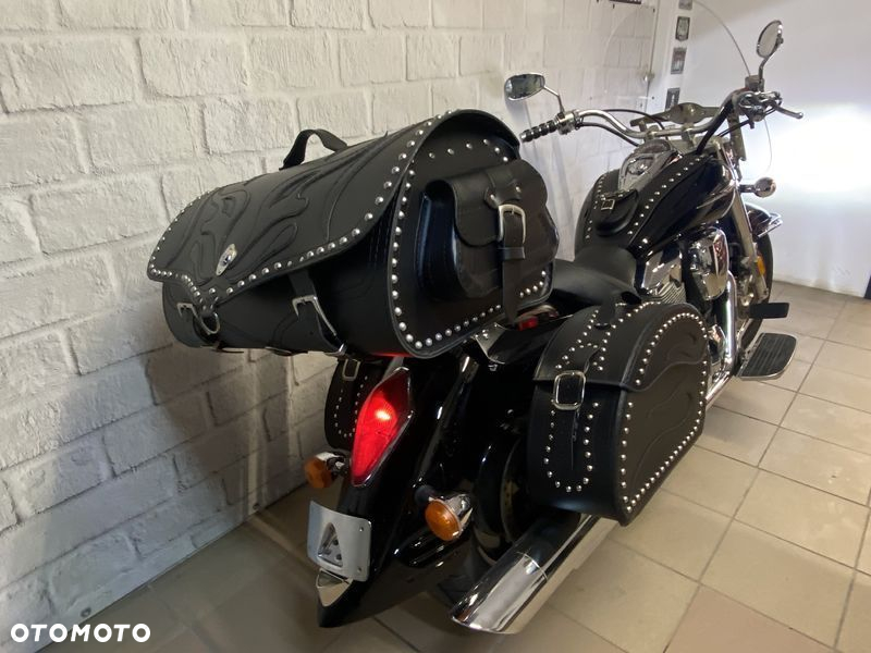 Kufer sakwy skórzane motocyklowe komplet - 5