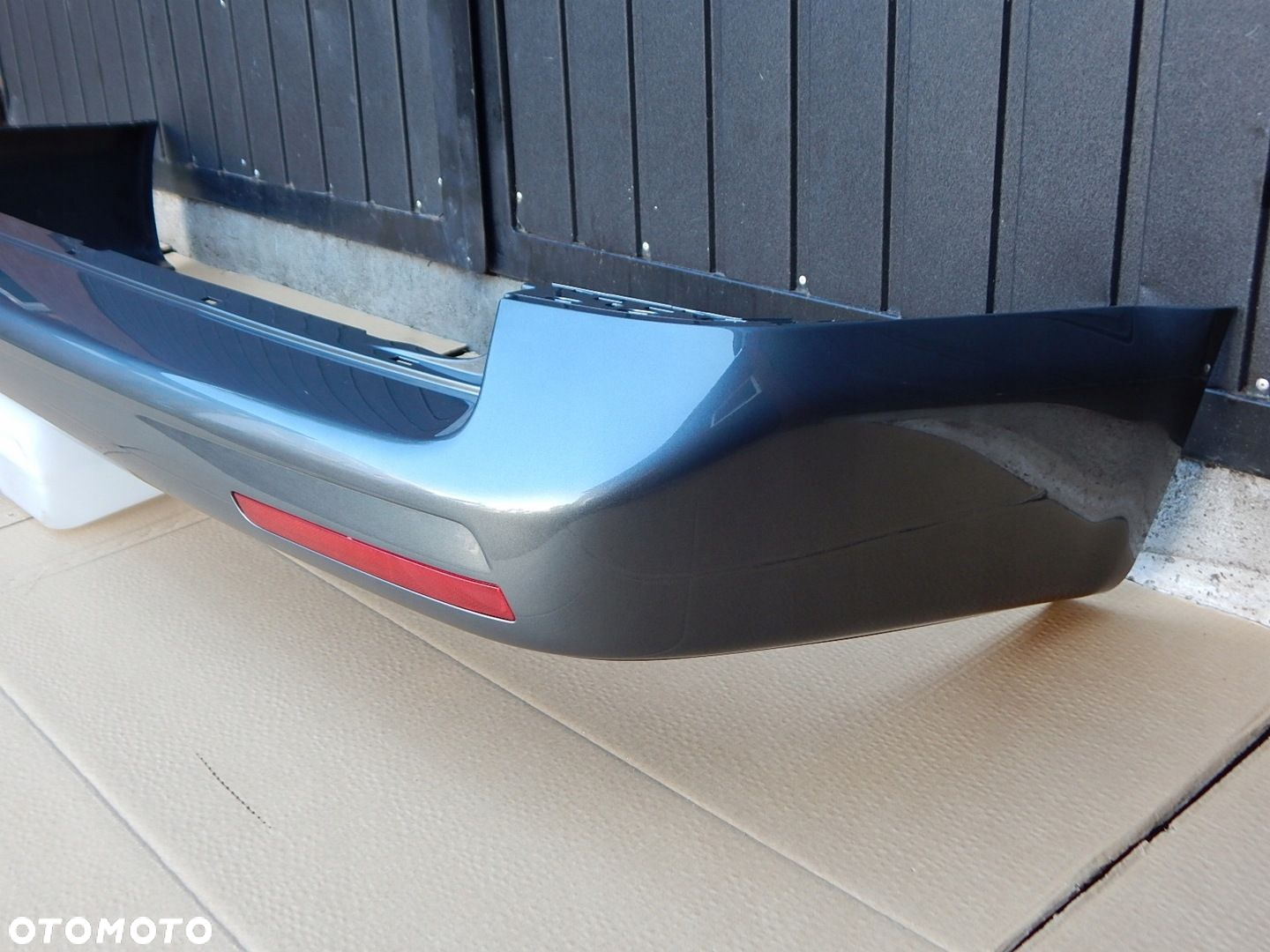 VW T6 T6.1 CARAVELLE zderzak tył tylny LR7H DRZWI SKRZYDEŁKA IGŁA  SZARY - 3