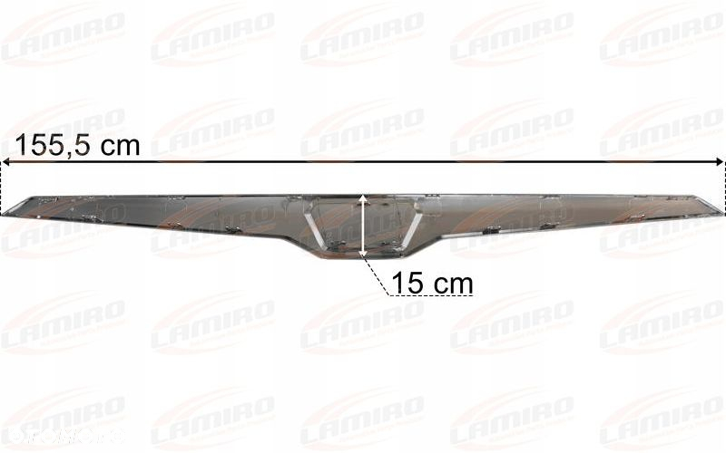 MAN TGS TG3 2021- LISTWA CHROM ATRAPY GÓRNEJ LOGO - 2