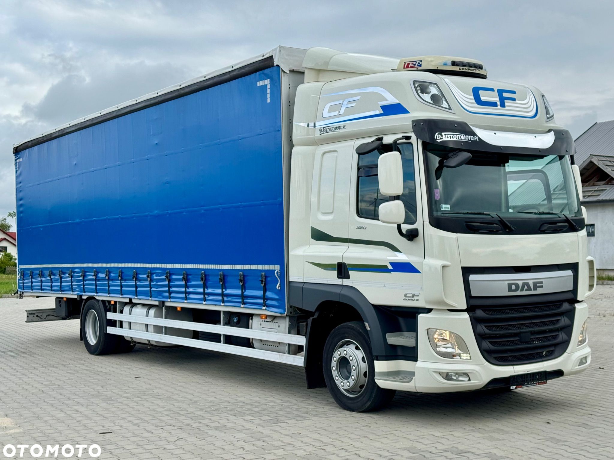 DAF CF 320 / FIRANKA / 24 EUROPALETY / SYPIALKA / AUTOMAT / KLIMA POSTOJOWA / 8 960 KG ŁADOWNOŚCI / 2017 ROK - 1