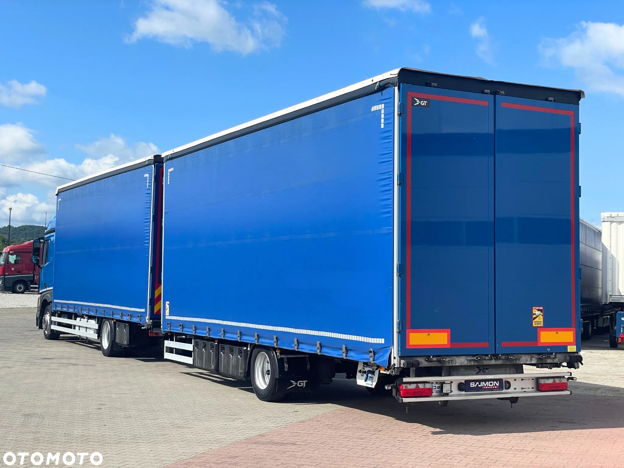 Mercedes-Benz ACTROS F 1836 / ZESTAW TANDEM 120 M3 / PRZEJAZDOWY / 7,75 M + 7,75 M / SALON PL - 4