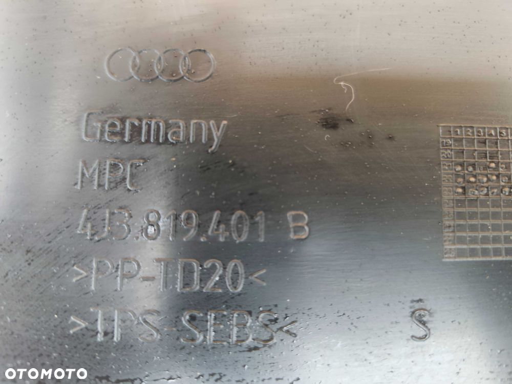 podszybie rynna podszybia AUDI E-TRON GT 4J3 oryginał - 5