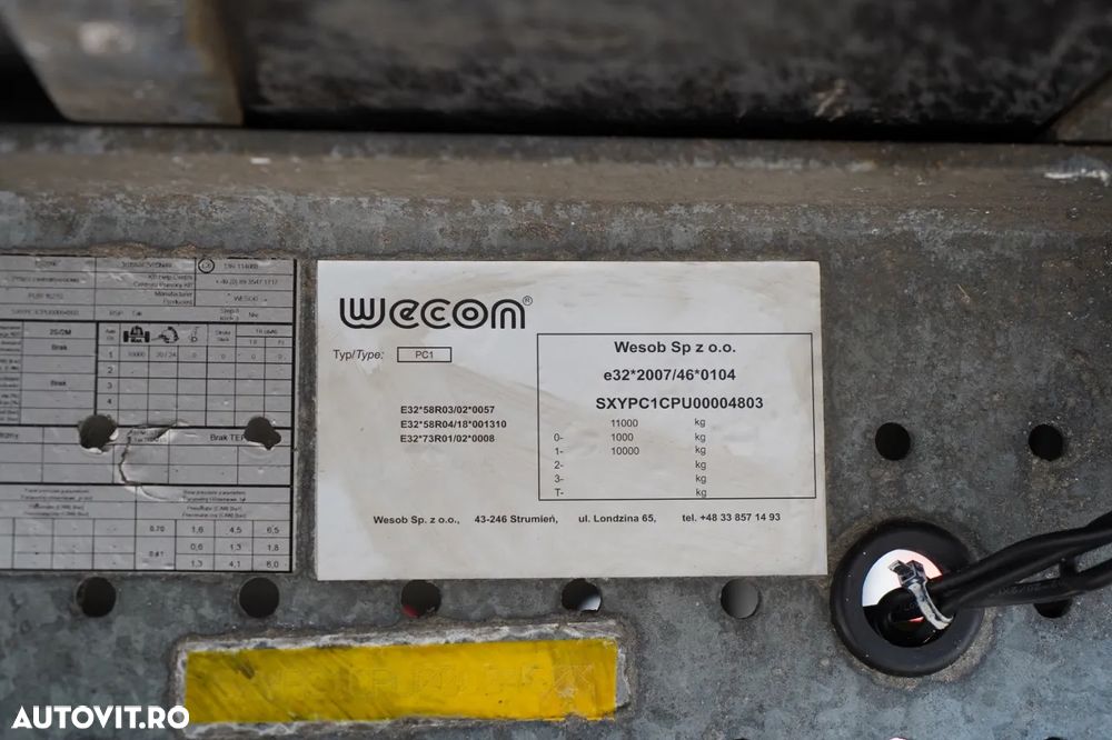 Wecon REMORCA - 7,7 M / TANDEM / SAF / 2022 - 29