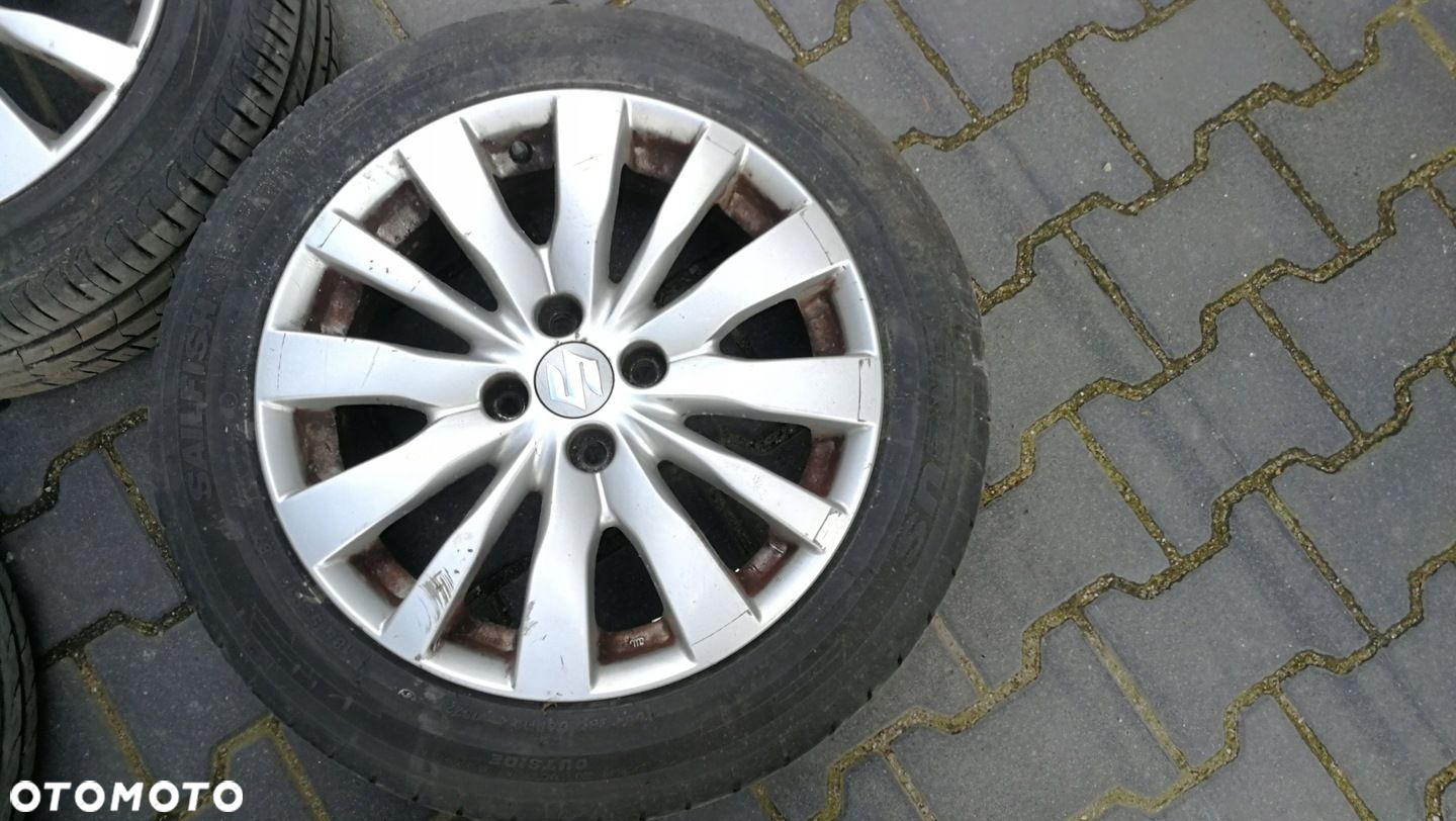 Felgi aluminiowe alufelgi 16 z oponami 4x100 Suzuki Swift MK7 10-16 - 6