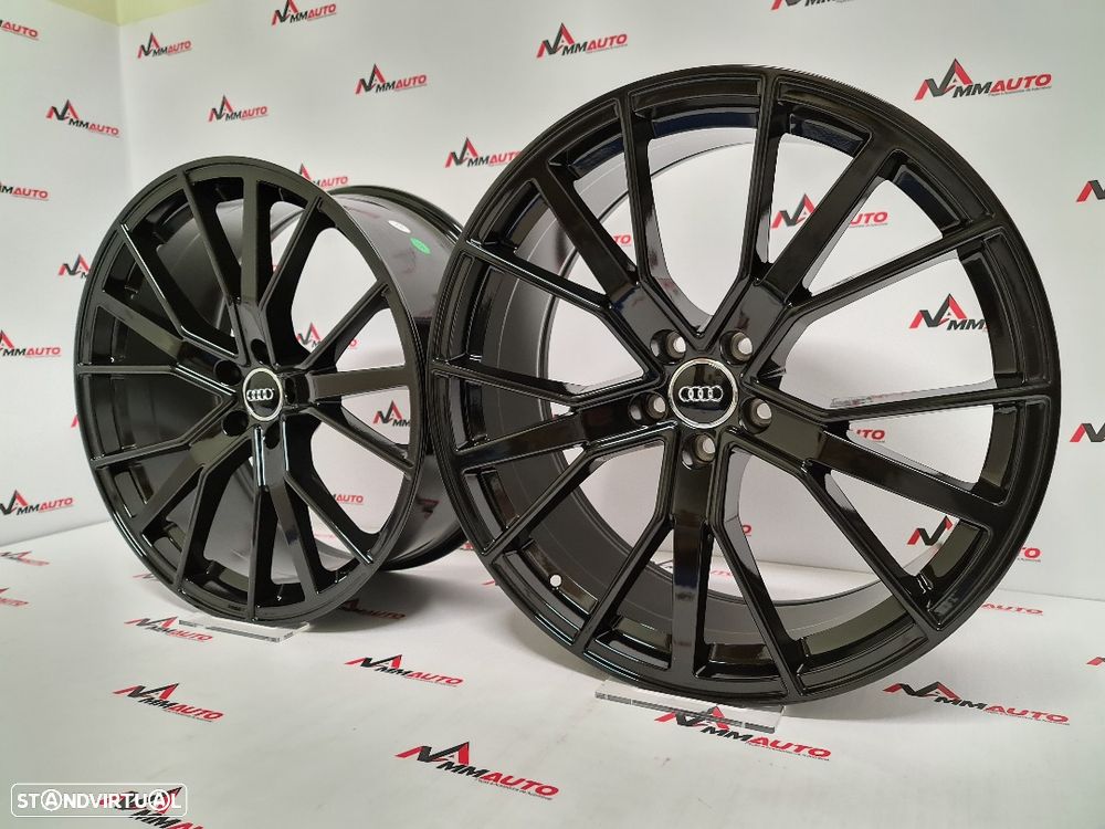 Jantes look Audi RS6 4G C7 Preto Brilho 21 - 2