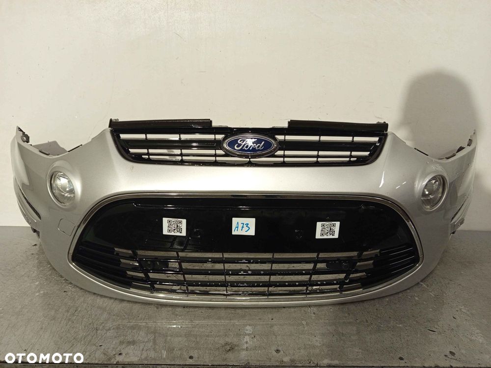 + ZDERZAK PRZÓD PRZEDNI FORD SMAX S-MAX LIFT FL 66 SREBRNY LED DRL HALOGENY - 1