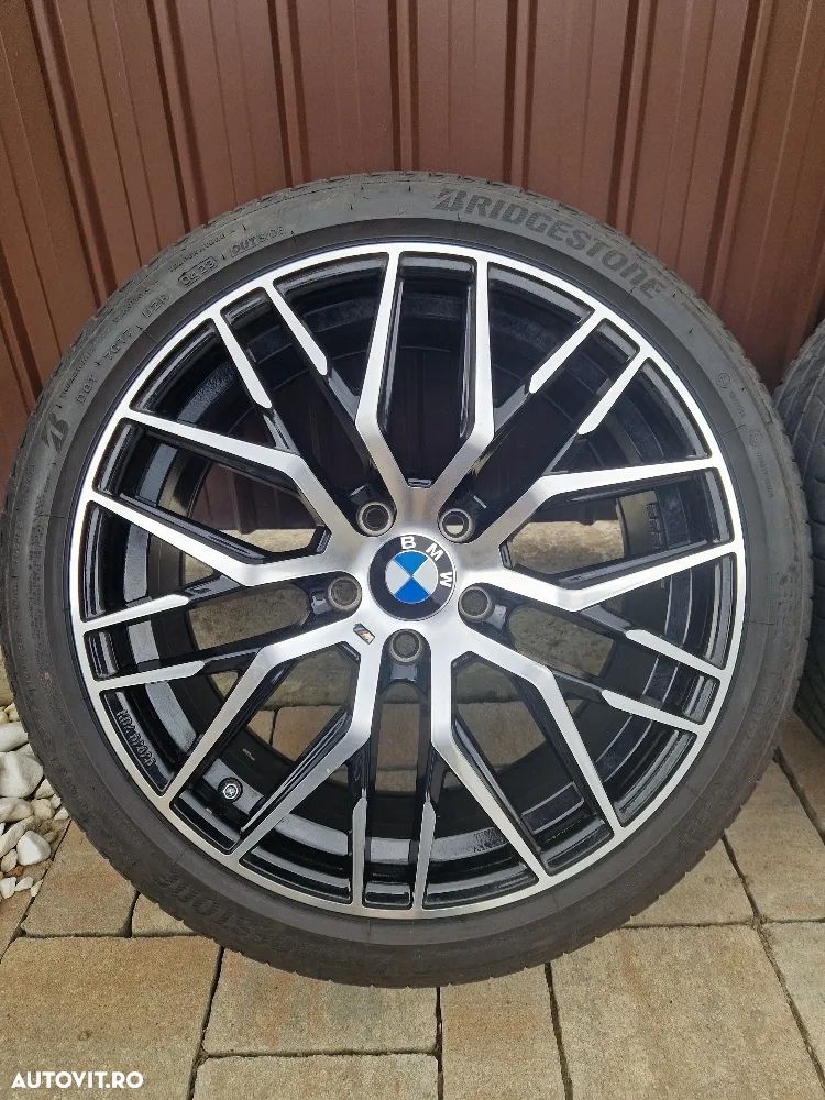 Jante BMW 8J x 18 cu anvelope de vara Bridgestone 225 x 40 x 18 - 2