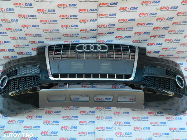 Bara fata / SLINE / S-LINE spoiler fata Audi Q5 cu senzori de parcate + spalatoare far 2008-2012