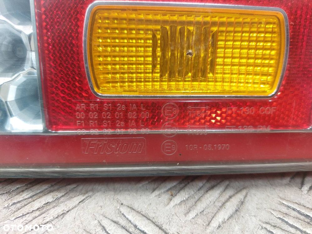 LAMPA LEWY TYŁ + PRAWY TYŁ DOKA LAWETA PRZYCZEPKA FRISTOM FT-130 COF - 10