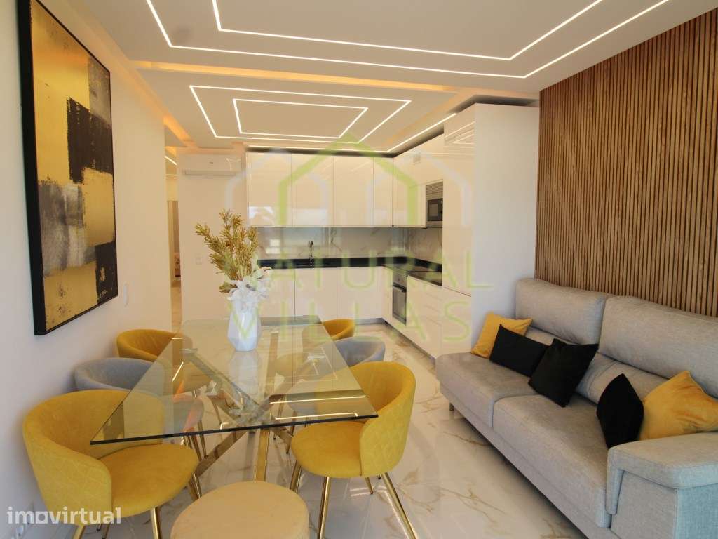 Frente Mar: Apartamento T3 Moderno e Mobilado em Quarteira. - Grande imagem: 4/16