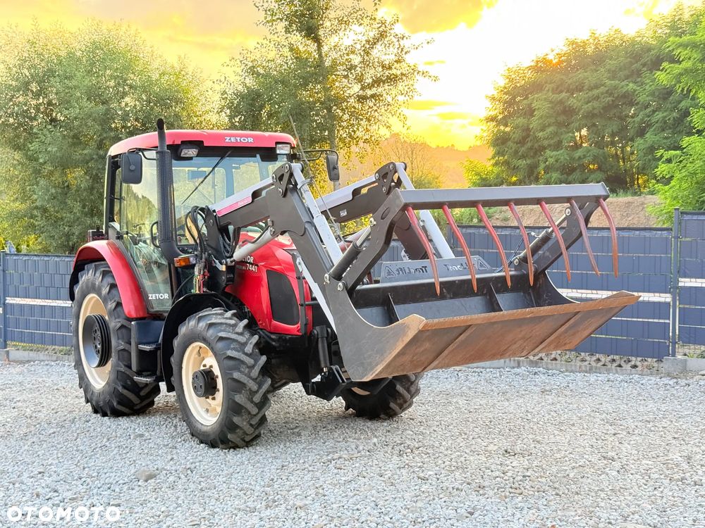 Zetor * Traktor Zetor 7441 Proxima * TUR Ładowacz Łyżka * TUZ * Wałek Wom * - 24