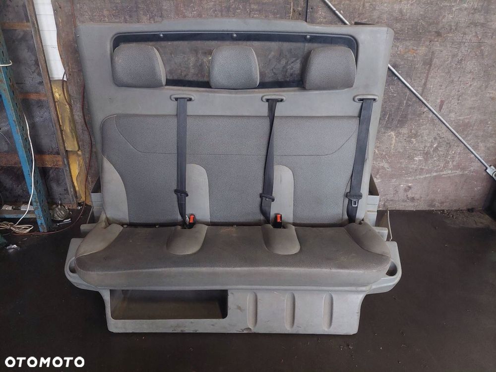 FOTEL PASAŻERA DWÓJKA + FOTELE KANAPA ŁAWKA ZABUDOWA RENAULT TRAFIC II - 8