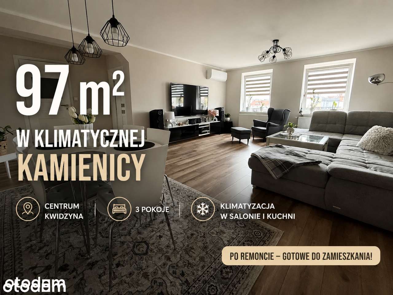 Klimatyczne mieszkanie w kamienicy | 97 m2 | ul. Chopina | po remoncie