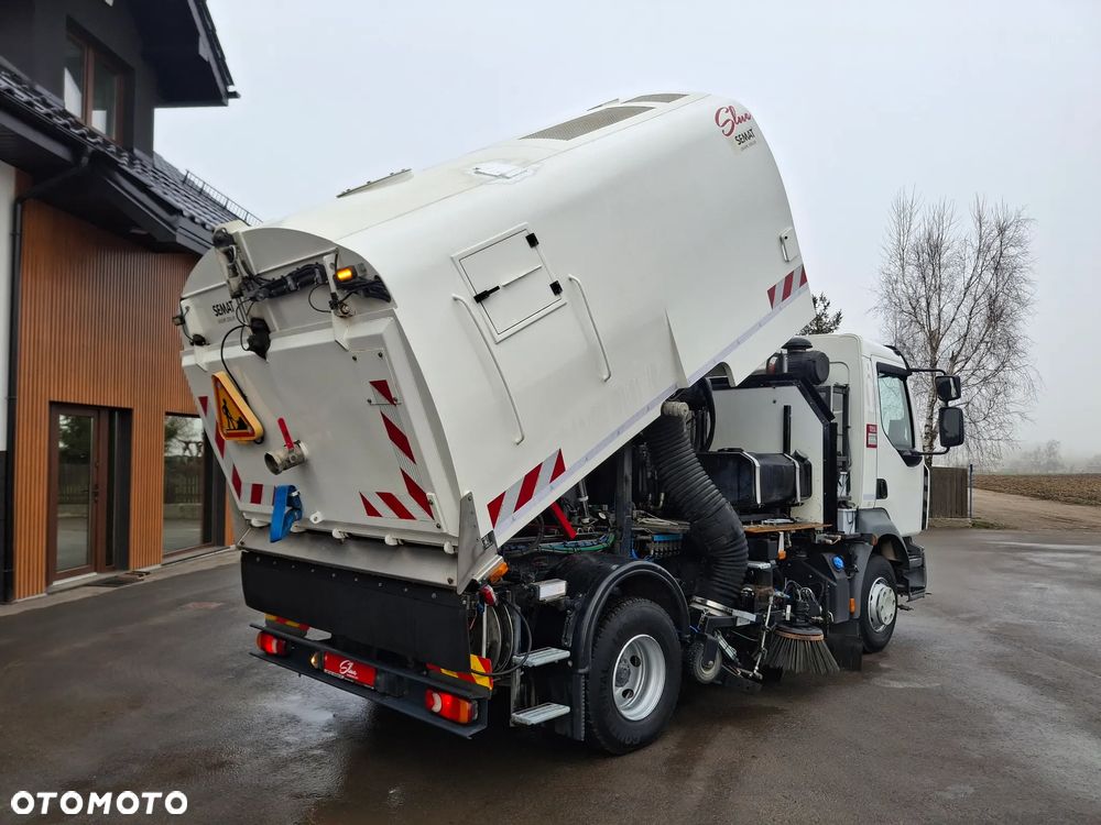 Renault D12 Midlum Zamiatarka SEMAT Zoeller FAUN Euro 6 Szczotki L/R Karcher Listwy Ciśnieniowe Mycie Jezdni PM 2.5 PM 10 2017r - 29