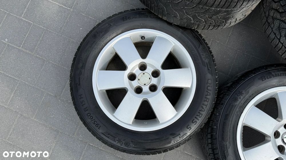 Koła r15 5x100 195/60 ET43 6J Skoda Seat audi VW alufelgi volkswagen 195/60/15 - 6