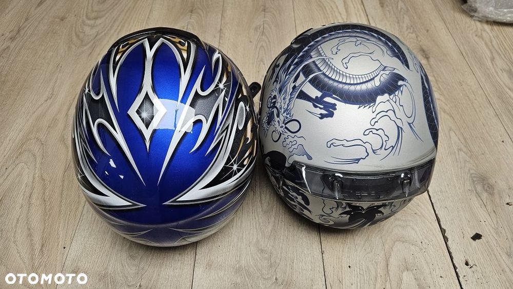 Zestaw 2 kasków SHOEI XR-1000 + Raid II Rozmiar XS Do renowacji / Na części - 9