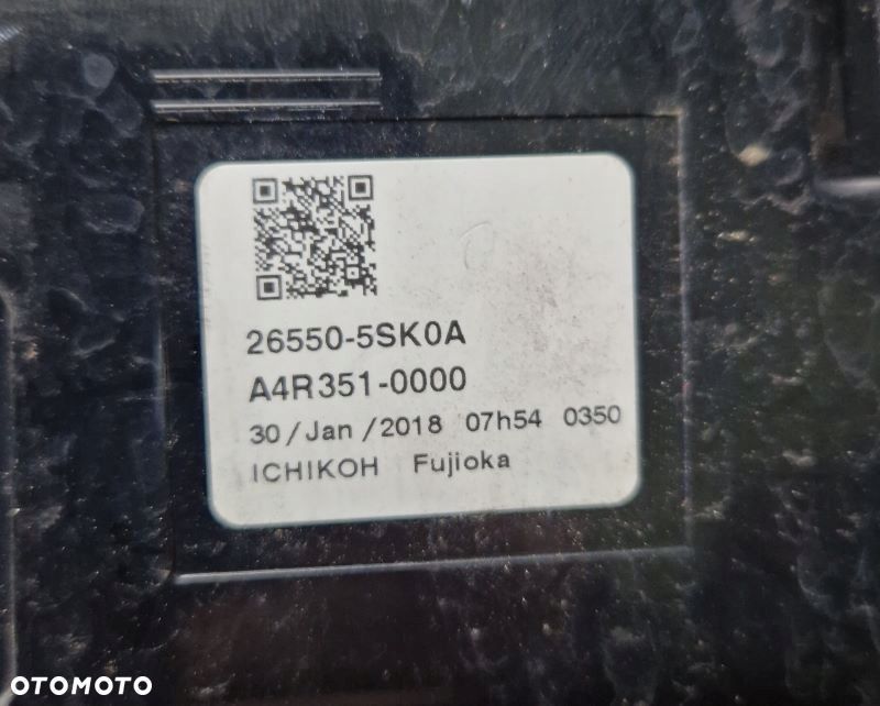 NISSAN LEAF II 2 ZE1 2017- LAMPA TYŁ TYLNA LEWA LUB PRAWA INNE CZĘSCI KLAPA ZDERZAK TYLNY DRZWI WARSZAWA - 6