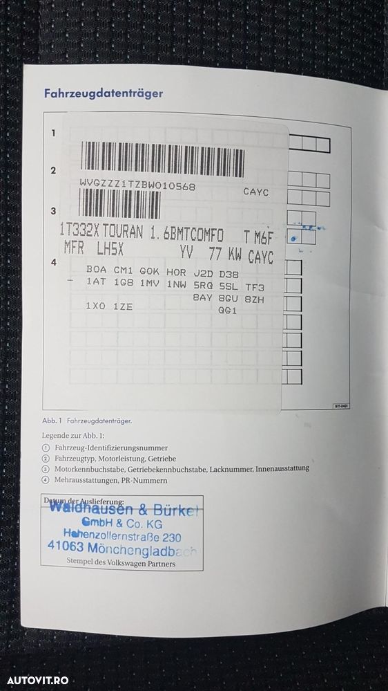 Volkswagen Touran 1.6 TDI DPF BlueMotion Technology Comfortline - 18