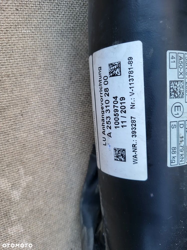 Hak Holowniczy MERCEDES GLC I 1 X253 W253 A253 A2533102800 15-22 ORYGINALNY - 2