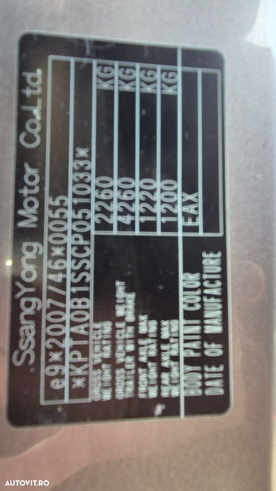 SsangYong Korando 2.0 E-XDI DPF 4WD Quartz - 22