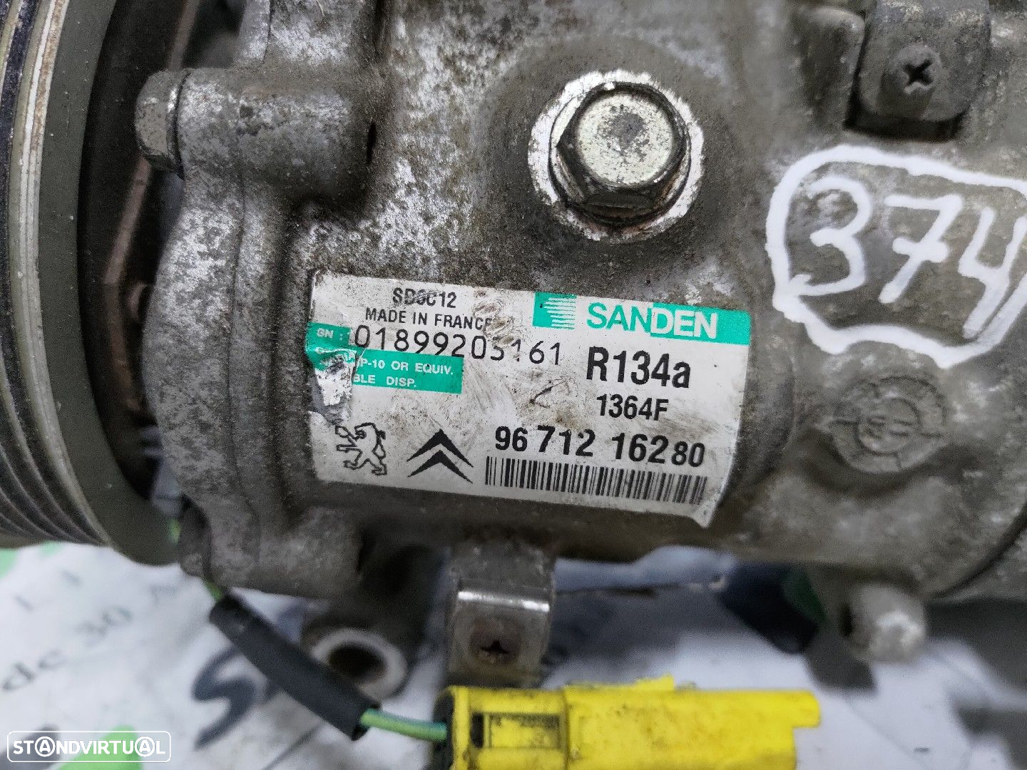 Compressor Ar Condicionado Citroën Ds3 - 5