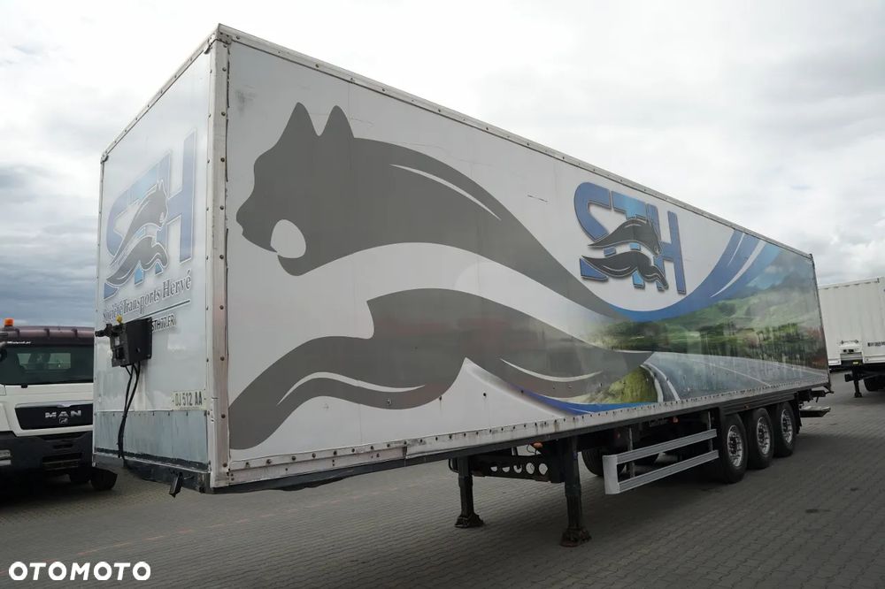 LeciTrailer KONTENER / WINDA PALFINGER 2 500 KG / OŚ PODNOSZONA  / SAF / MOCNA PODŁOGA / ROLETA - 2