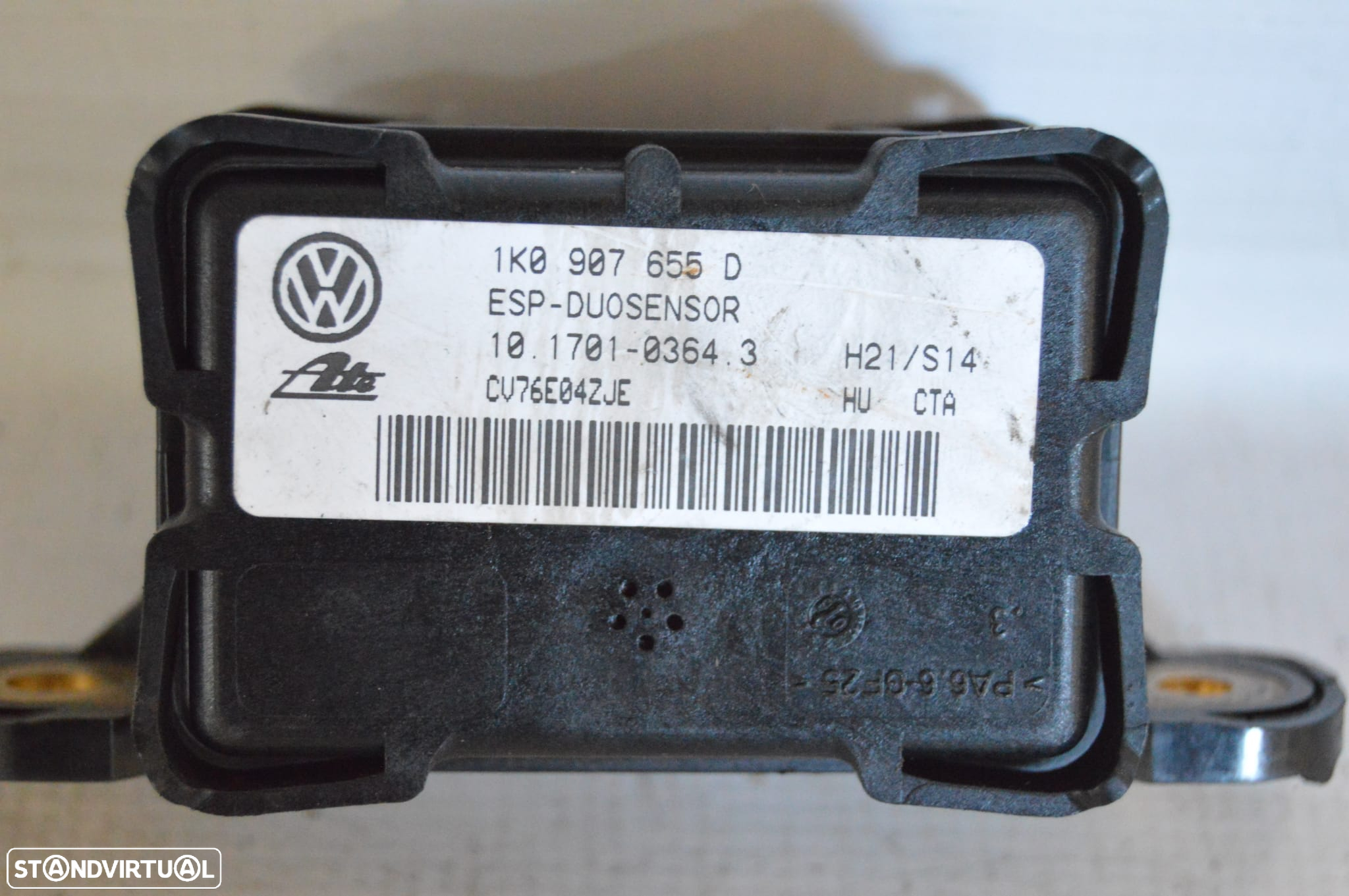 MODULO ESP SENSOR ELETRONICO ORIGINAL 1K0907655 1K0907655D AUDI A3 8P 8PA SPORTBACK 2.0 TDI 170CV BMN - 2