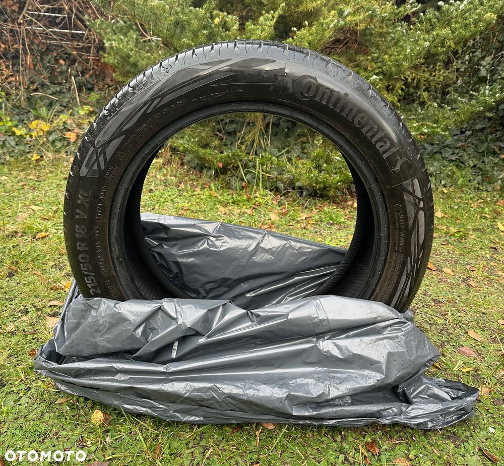 4 opony letnie Continental, 215/50/R18, 1000km przebiegu - 2
