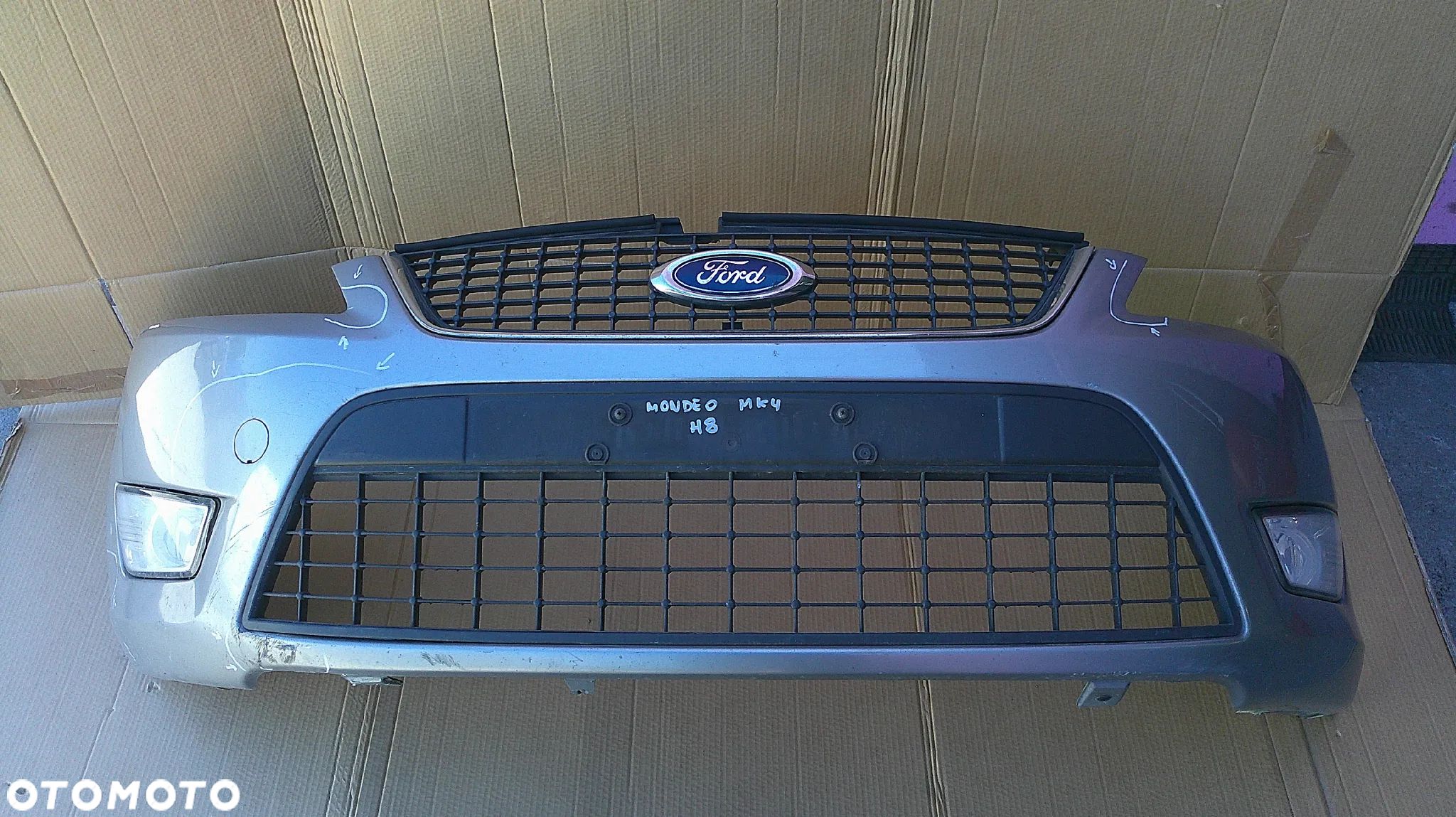 FORD MONDEO MK4 ZDERZAK PRZEDNI H8 - 1