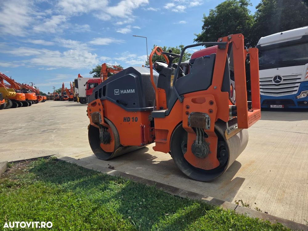 Hamm HAMM HD10, 2021, 477h, 2,5 tone, latime tambur 1m, motor KUBOTA 25CP, produs in Germania, lungime 2,5m, viteza 10km/h, intoarce in 2,5m, CA NOU, posibilitate leasing 4 ani -PROMOTIE 19.900 EUR+Tva - 29