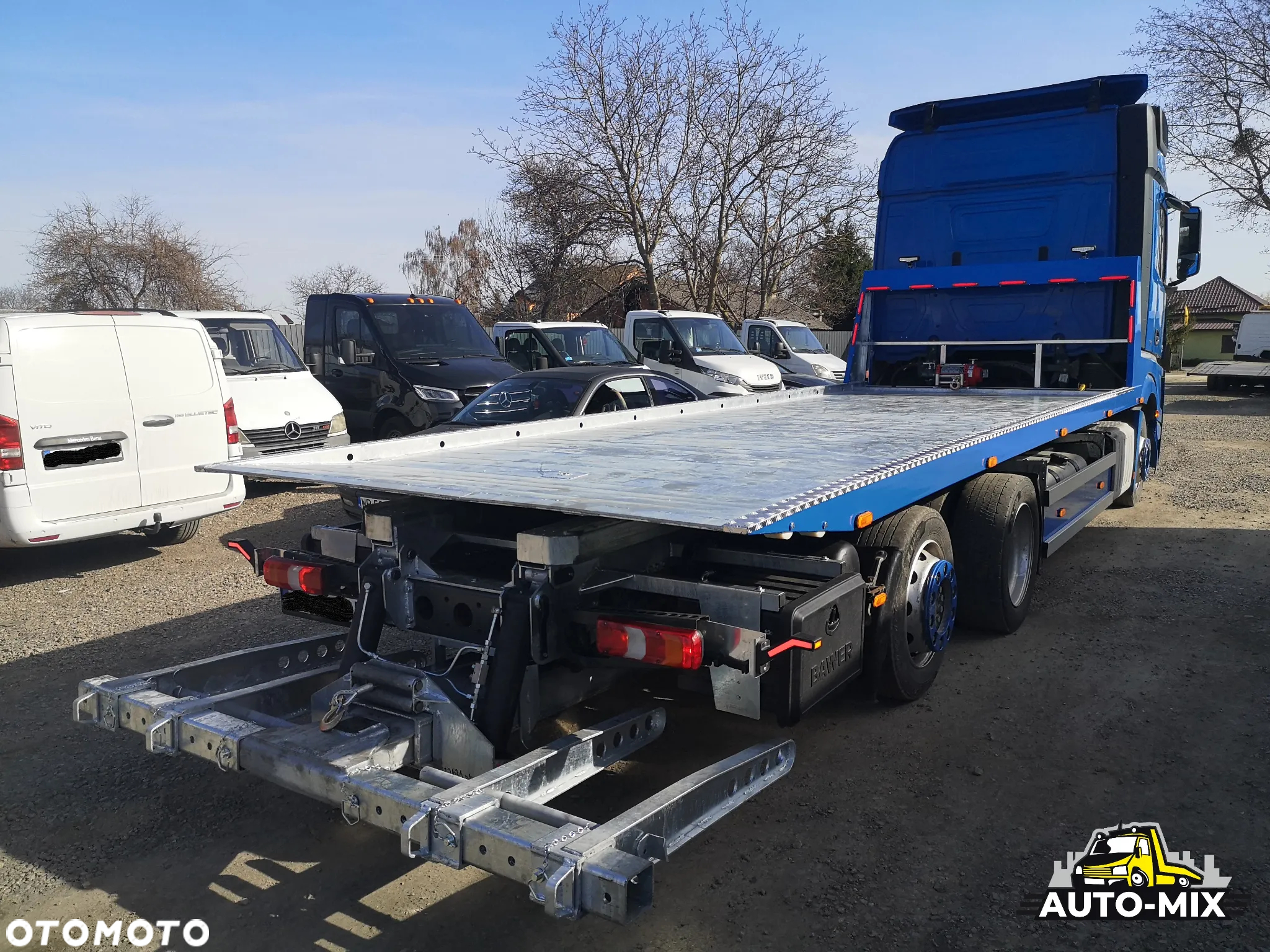 MAN auto laweta najazd hydrauliczny producent - 12