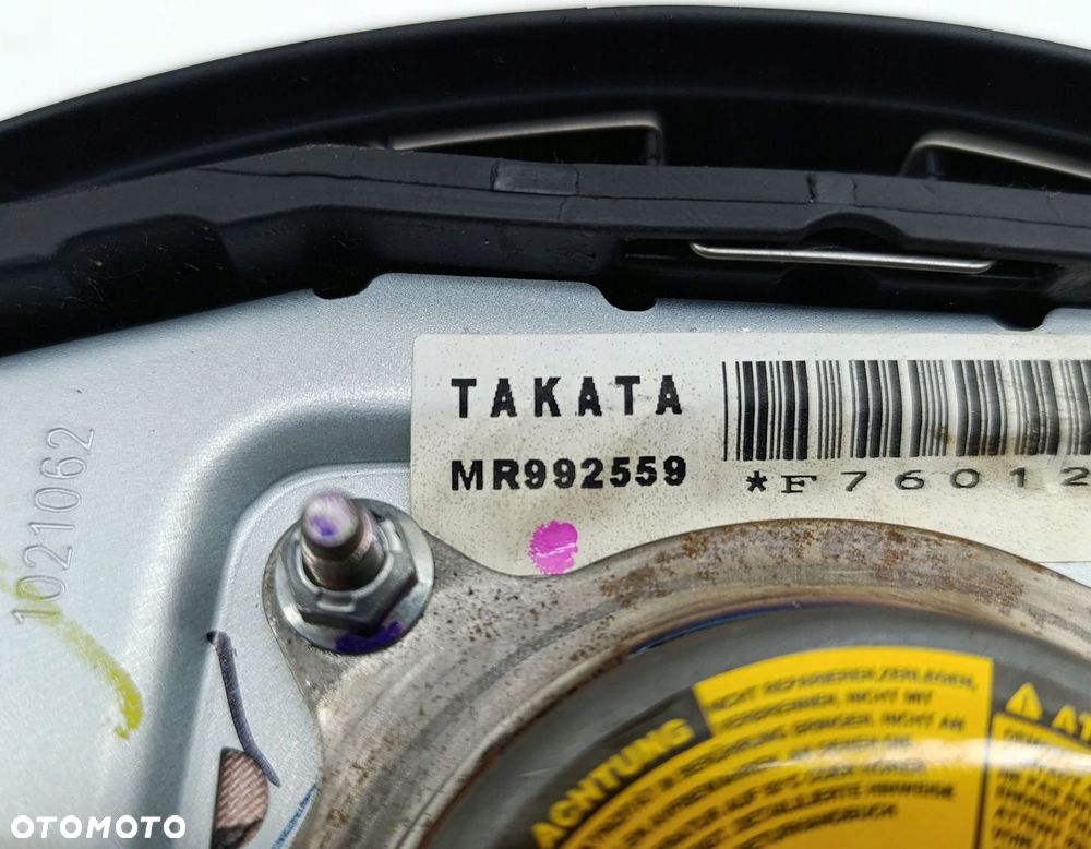 PODUSZKA AIRBAG KIEROWCY MITSUBISHI L200 2.5 MR992559 - 6