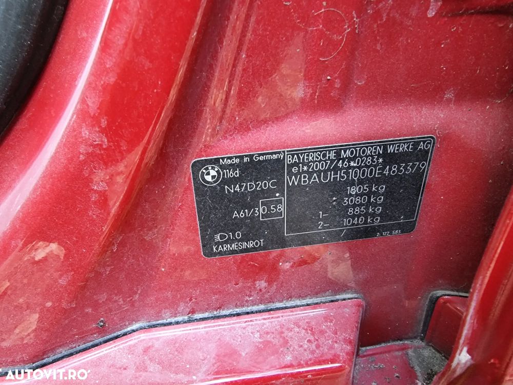 BMW Seria 1 116d - 8