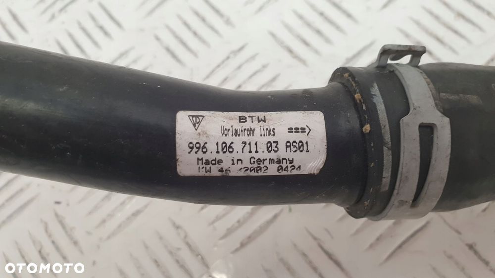 porsche 911 996 turbo rura wody przewód 99610671103 - 4