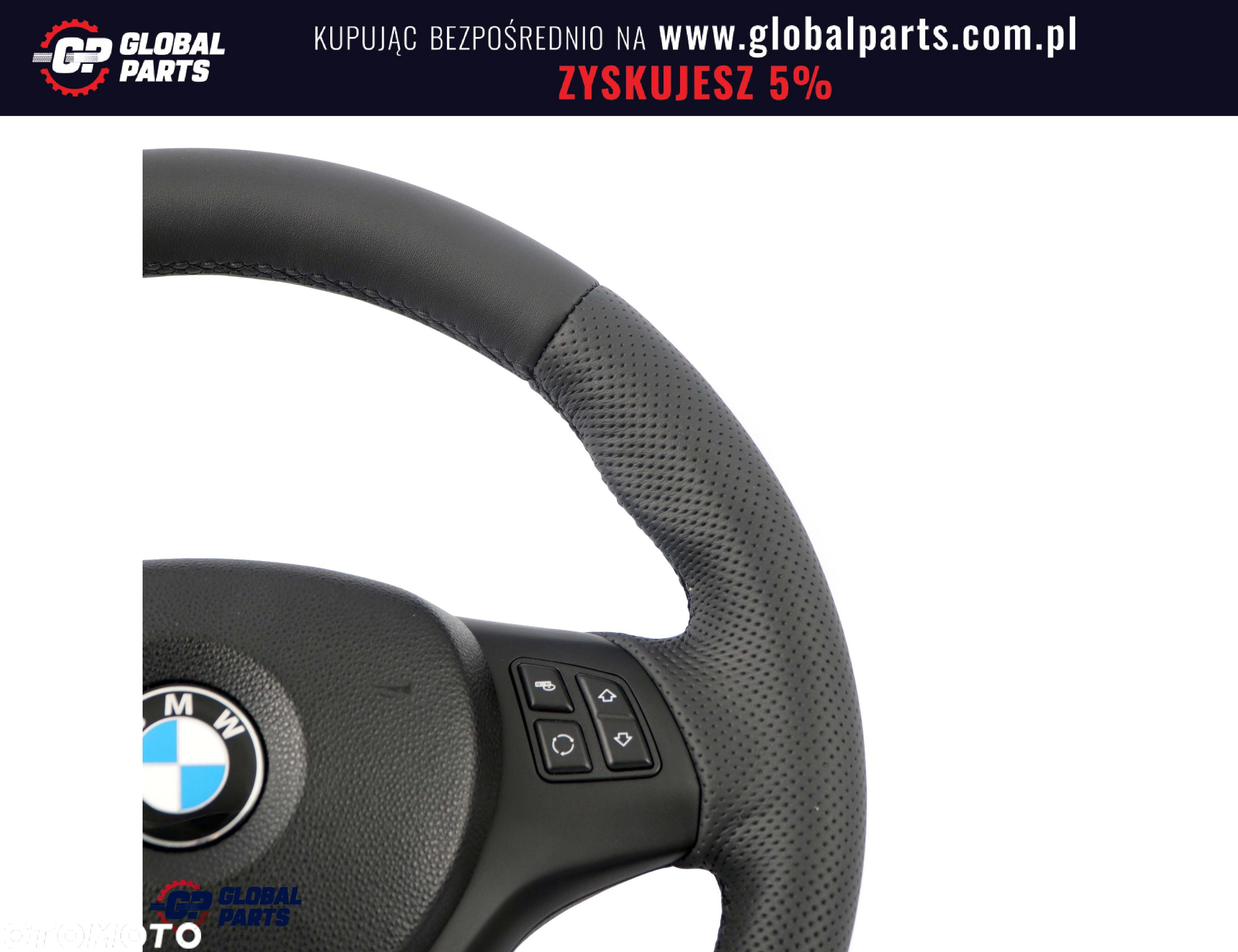 BMW E87 E90 M-Pakiet Kierownica Sport NOWA Skóra - 5