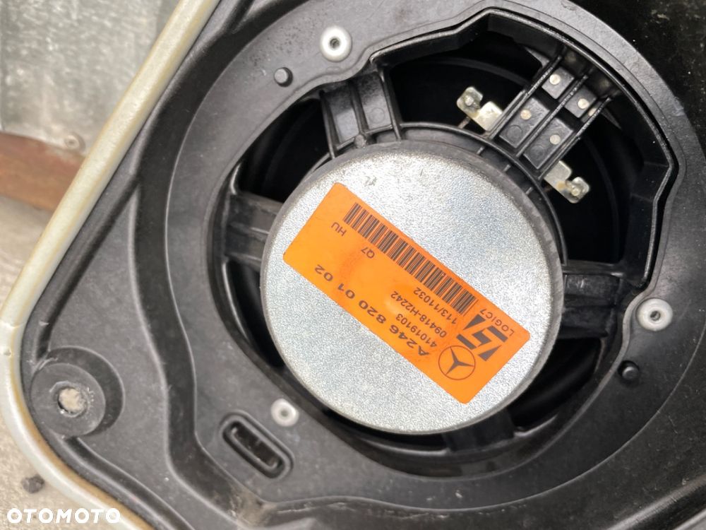 Mercedes CLA W117 zamek w drzwi lewe listwa klamka key less go podnośnik instalacja głośnik - 12