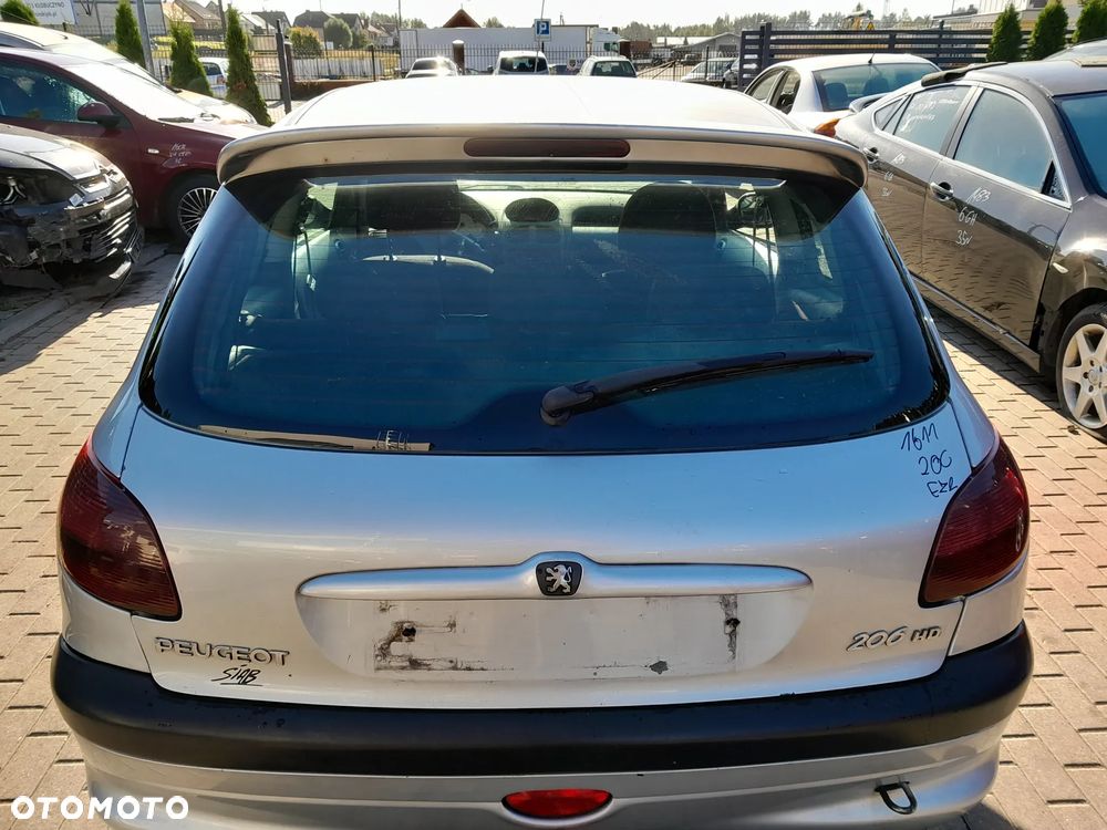 PEUGEOT 206 KLAPA BAGAŻNIKA TYLNA TYŁ KOLOR: EZR - 1