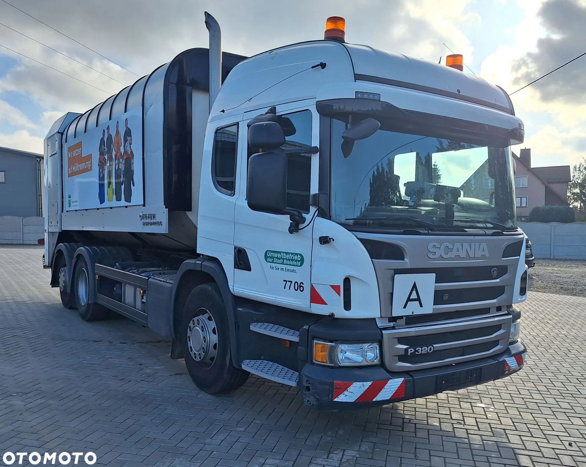 Scania P320 6X2 Faun Rotopress - 3
