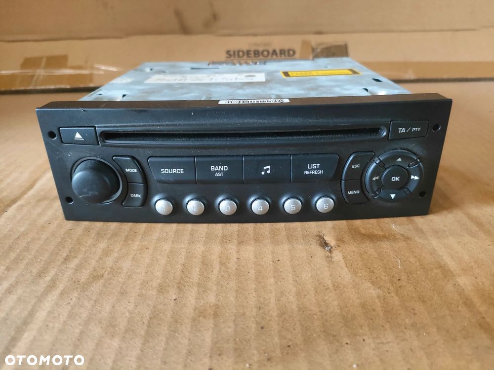 CITROEN C4 I 04- RADIO RADIOODTWARZACZ ORYGINALNE 9647521077 - 2
