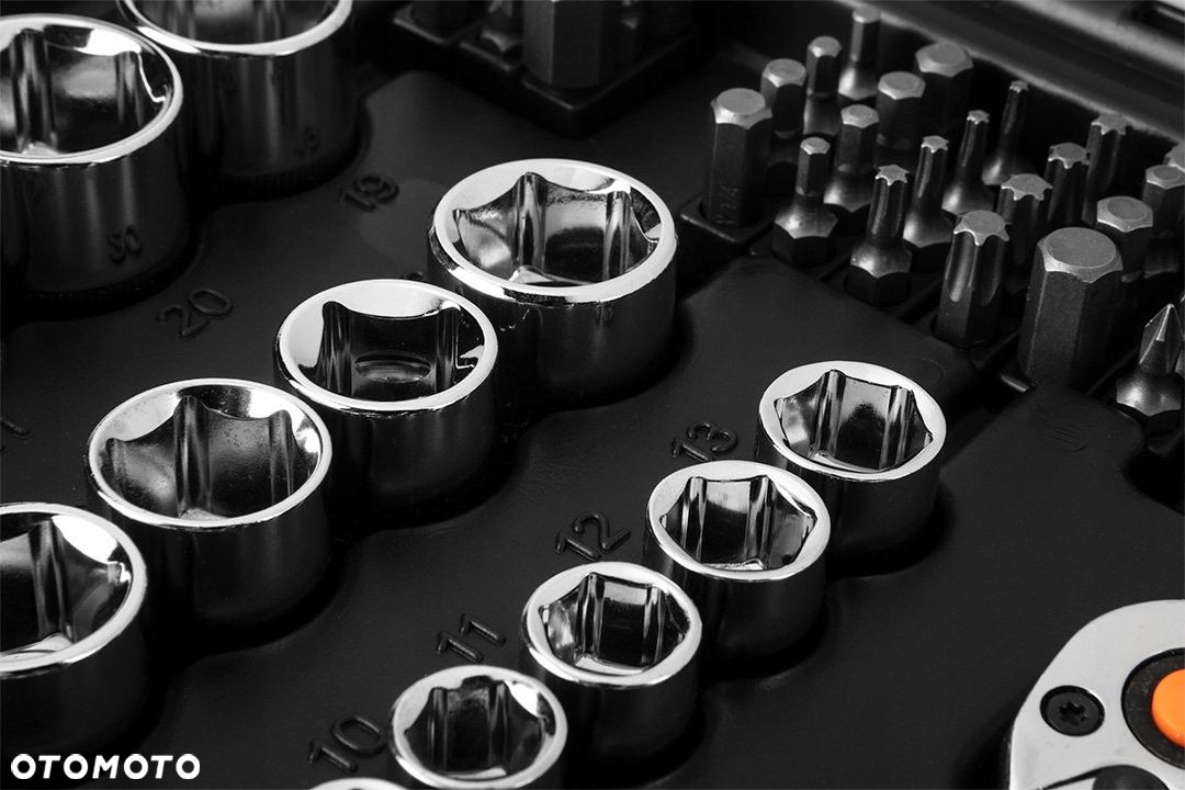 NEO ZESTAW KLUCZY NASADOWYCH 73E 1/2" 1/4" NASADKI BITY SATYNA  TORX 40SZT - 10