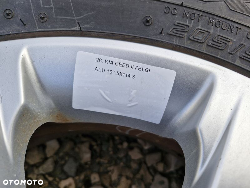 KIA CEED 2 II FELGI ALUMINIOWE ALUFELGI 16'' CALI 5x114.3 - 3
