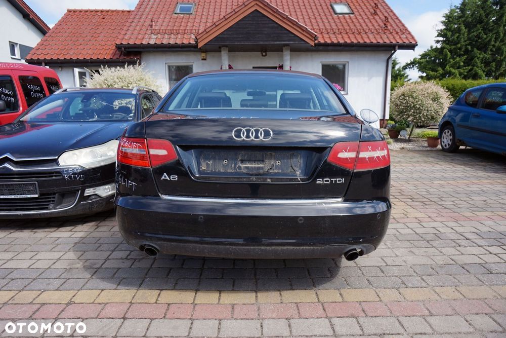 AUDI A6 C6 LIFT SEDAN 2009 LY9B 2.0 TDI CAHA 170KM HCK CZARNY na części - 4