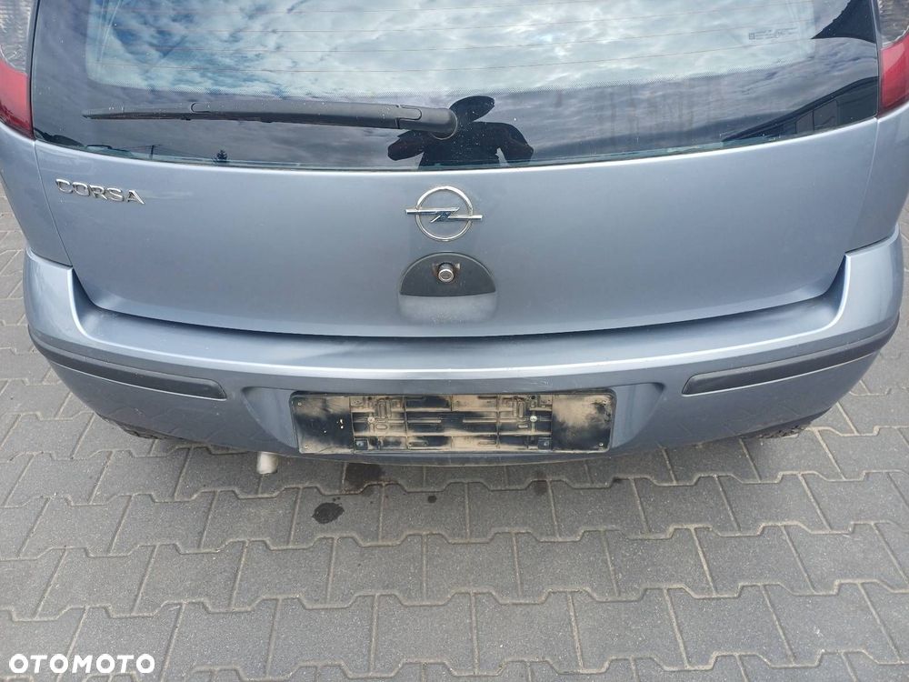KOMPLETNY TYŁ OPEL CORSA C LIFT Z163 KLAPA BAGAŻNIKA ZDERZAK TYŁ LAMPY - 2